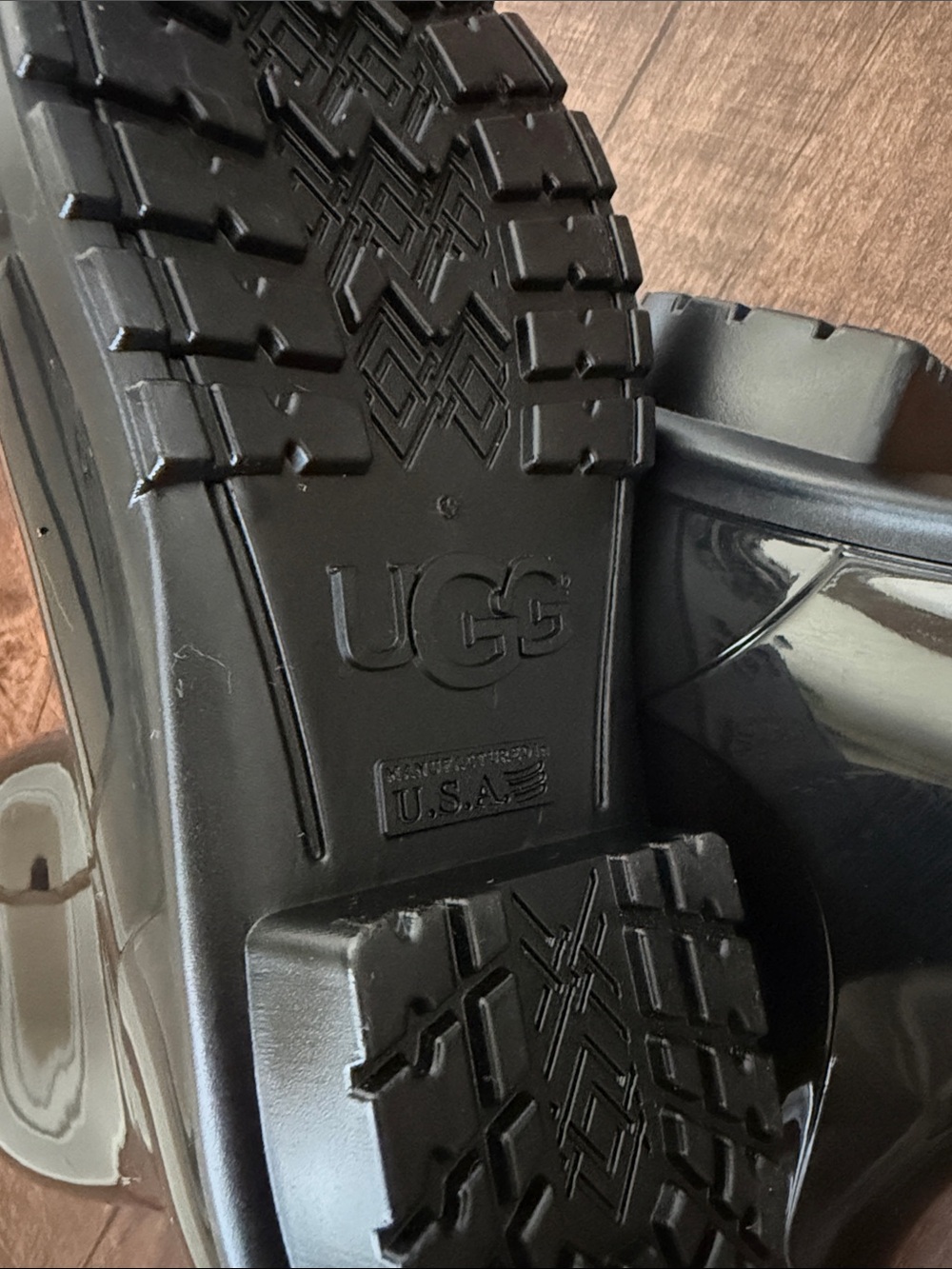 UGG Sienna tall rain boot glossy black - Picture 9 of 10